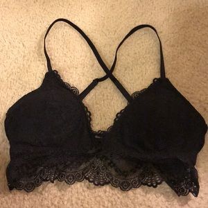 Abercrombie & Fitch Scalloped Lace Bralette